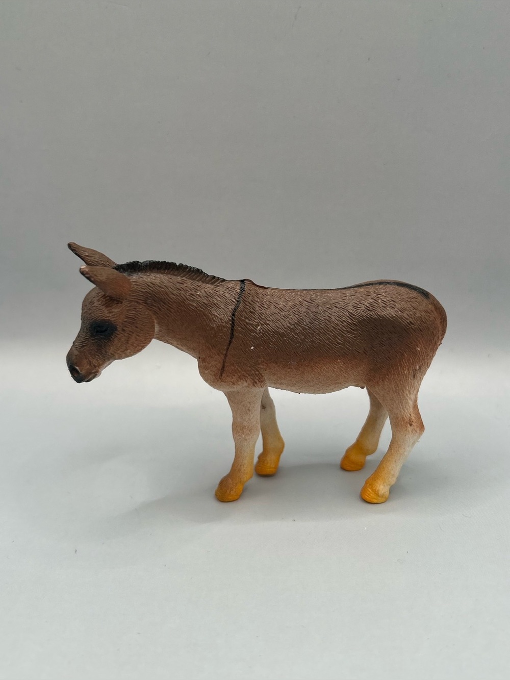 Burro Donkey Farm Animal Figure Hard Plastic Toy Figurine figure Realistic